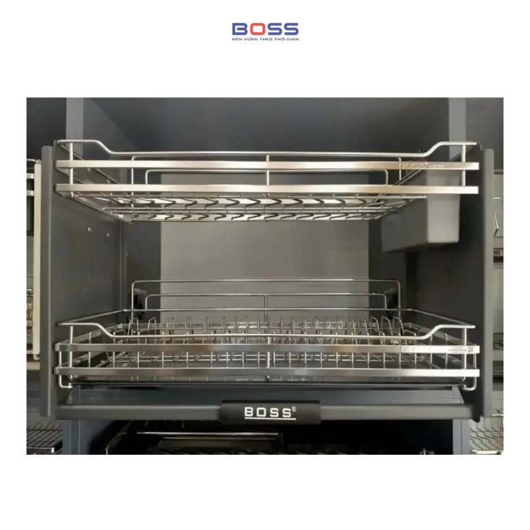 Giá Bát Đĩa Di Động Inox 304 Mờ
